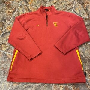 Vintage Nike USC Quarter Zip Sweatshirt